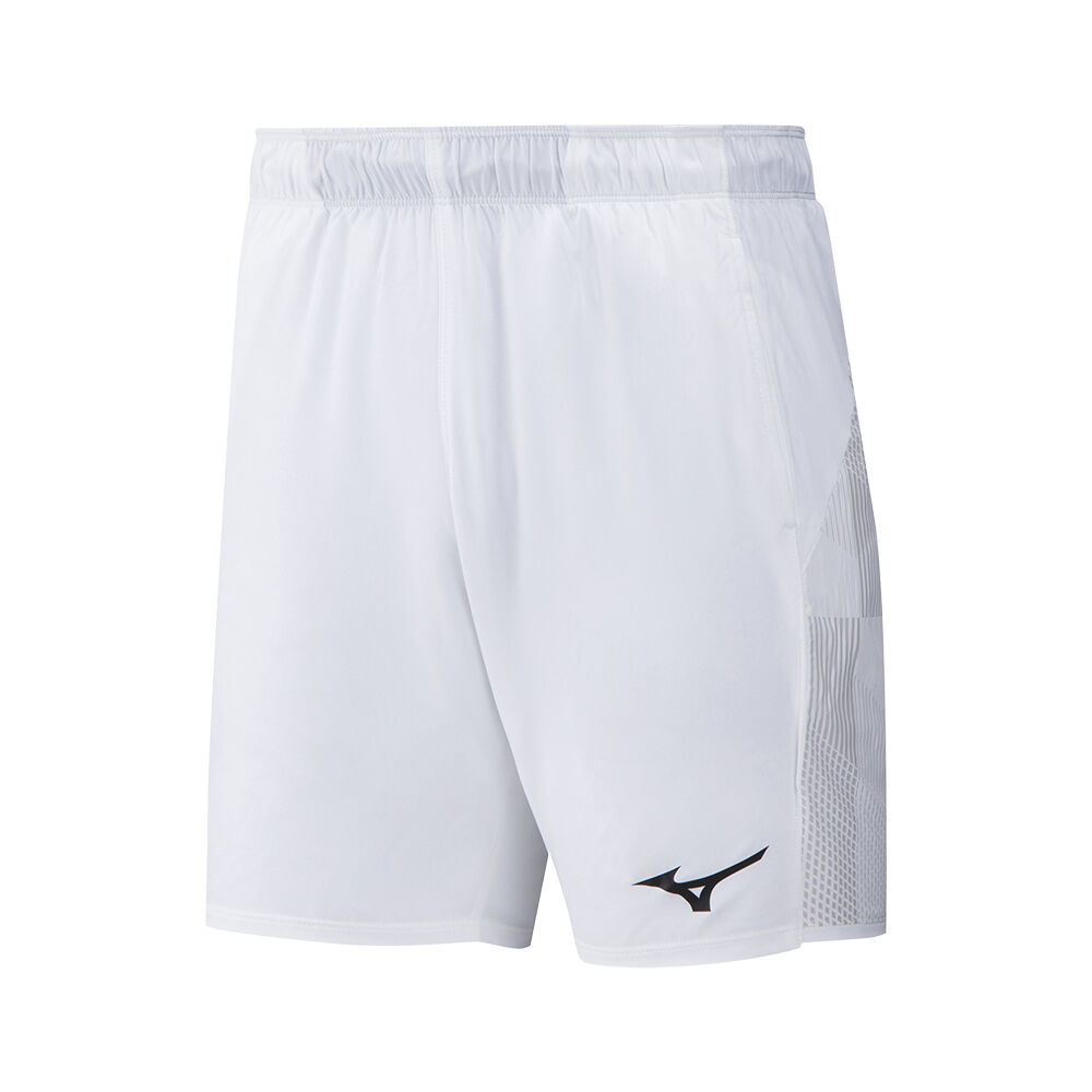 Pantaloncini Mizuno 8" Amplify Uomo - Bianche - 93618-HWTD